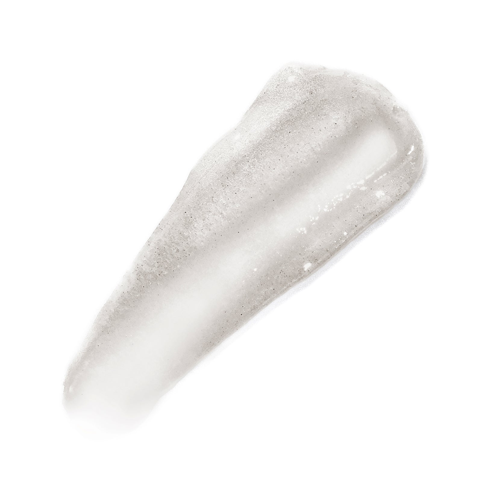 White cream or gel on a white background